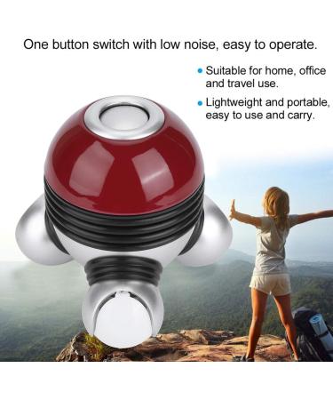 Mini Handheld Back Massager - Vibration Massage Device for Neck Shoulders & Legs - Portable Relaxation Tool for Tension Relief - Buy Online on GoSupps.com