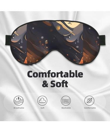 Dark Medium Unisex Adjustable Buckle Blackout Sleep Eye Mask for Travel Yoga & Office Naps - Comfort & Relaxation - Buy Online on GoSupps.com