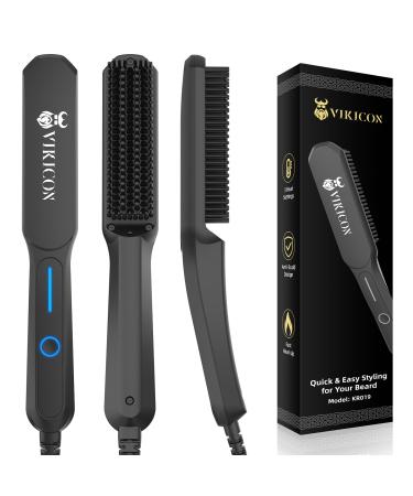 Vikicon beard gladed comb for men mini-professional hair gladder with negative ions 3-segment temperature portable and quick for beard and hair styling - Buy Online on GoSupps.com