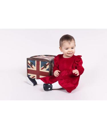 Early Days Baypods Baby Shoes for Boys & Girls | Soft Soled Pre Walker Shoes | T Bar Style | Made in England | Navy - Buy Online on GoSupps.com