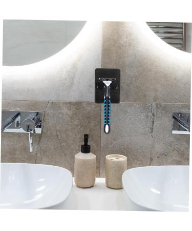 Shop High-Quality 4-Piece Suction Door Hooks for Shower Razor Holder for Men Durable Black ABS | International Shipping Available - Buy Online on GoSupps.com