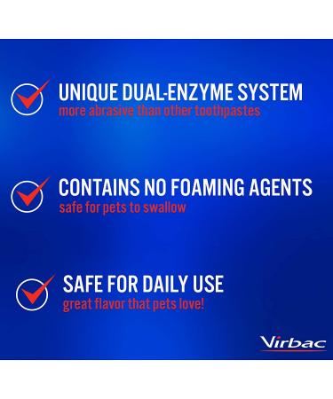 Virbac CET Enzymatic Toothpaste for Pets | Eliminates Bad Breath, Plaque & Tartar | Poultry Flavor Dental Care - Buy Online on GoSupps.com