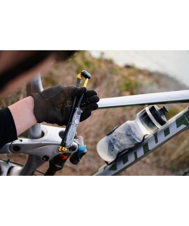 LEZYNE Digital Shock Drive Pump - Black/Gold - One Size | High-Quality Bike Pump - Buy Online on GoSupps.com
