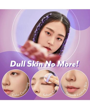 I'm Meme Compact - Purple Cotton Tone Control Pact | Skin Smoothing Pressed Powder 0.33 Oz | Oil-controlling & Tone Correcting - Buy Online on GoSupps.com
