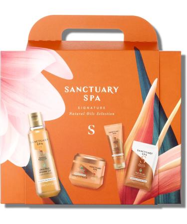 Sanctuary Spa Signature Natural Oils Selection Gift Set - Vegan Women's Gift Set for Birthday - Buy Online on GoSupps.com