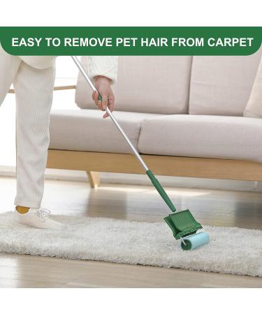Fedicelly Large Lint Roller for Pet Hair Removal - 320 Extra Sticky Sheets - Giant Brush for Clothes, Furniture, and Carpet - Extendable Handle - 6.3 inches Wide - Buy Online on GoSupps.com