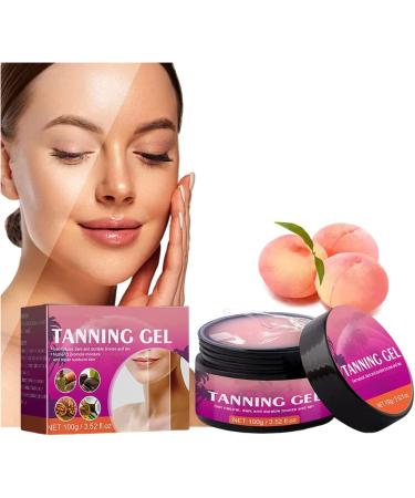 EXQST Tanning Gel,Luxury Intensive Tanning Gel,Peach/Watermelon Tanning Gel,Tan Accelerator Cream,Natural Tanning Accelerator Lotion for Outdoor