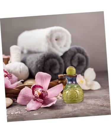 PRETYZOOM Japanese Decor 1 Set Aromatherapy Bottle Olive Oil Pot Dispenser Leg Mounting Plates Angled Diffuser Dispenser Bottle Retro Decor Cruets Dispenser Perfume Ceramics Liquid Bottle 9.5X5.5cm Green - Buy Online on GoSupps.com