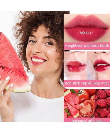 kumosaka FAFAMOON Long Lasting Lip Gloss Fafamoon Lip Gloss 4pcs Lip Tint Stain Set Plumping Lip Gloss Lip Stain Long Lasting Waterproof Glossy Finish Non Sticky Lip Stain - Buy Online on GoSupps.com