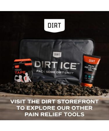 Dirt Pain Relieving Gel - Sore Muscles, Backaches, Strains, Bruising, Sprains & Joint Relief - Professional Strength - Arnica Montana - Activated Charcoal - Eucalyptus Oil & Menthol - 3 fl. oz 1 Pack - Buy Online on GoSupps.com
