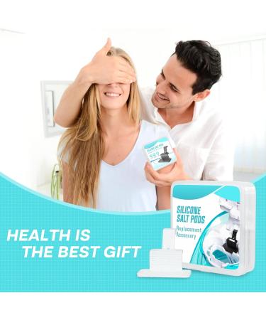 FireAnt Reusable Silicone Salt Pods Refills for Navage Nasal Care - 12 Pack White | Substitute for Navage Salt Pods, Silicone Pads Replacement Accessories for Saltpods Capsules - Easy to Use - Buy Online on GoSupps.com