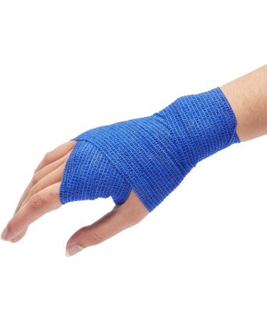 Colorful Medical Self Adhesive Bandage Wrap - 24 Rolls, 2 x 5 Yards, Breathable Cohesive Vet Tape for First Aid Kits, Sports Injuries - 12 Colors - Buy Online on GoSupps.com