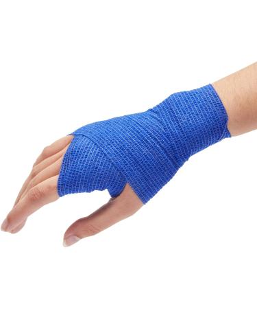 12-Pack Colorful Self Adhesive Stretch Bandage Wrap 4 Inches x 5 Yards - Cohesive Vet Tape for First Aid, Sports, Athletes, Animals, Pets - 12 Bright Colors - Buy Online on GoSupps.com
