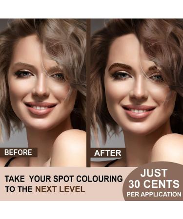Mina ibrow Henna Hair Color Light Brown Long Lasting Natural Spot coloring and Hair Tinting Powder with Rose water for Henna fixing Water and Smudge Proof Upto 30 Applications Vegan and Cruelty free Light Brown+Rose Water - Buy Online on GoSupps.com