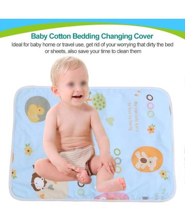 Baby Urine Baby Cotton Urine Mat Diaper Nappy Bedding Changing Cover Pad(Blue paradise) - Buy Online on GoSupps.com