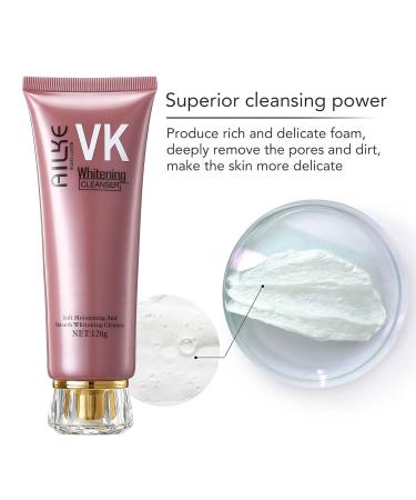 AILKE Brightening Anti-Aging Face Cleanser Oil Control Clean Pores Reduce Pimples Won't Dry Out Skin for All Skin Types Facial Cleanser 4.2 oz (Pack of 1) - Buy Online on GoSupps.com