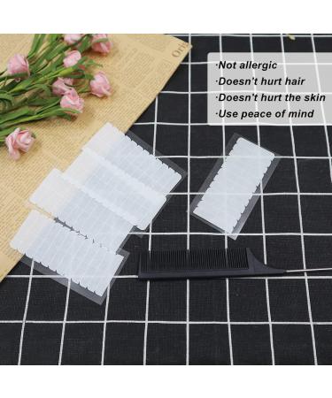 180 Pieces Hair Extension Tape Tabs Double Sided Replacement Tape for Hair Extensions Double Sided Extension Tapes Tape Extension Replacement Tape with Rat Tail Comb White (White) - Buy Online on GoSupps.com
