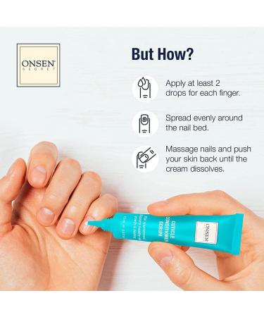 Onsen Secret Nail Reboot Duo - Natural Nail Care & Cuticle Repair Treatment for Damaged Nails - Visible Results (15ml Cream & 10ml Oil) - Buy Online on GoSupps.com