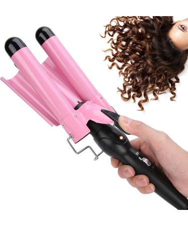 3 Barrel Curling Iron Wand Adjustable Hair Curler Waver Crimper 110V 240V Fast Heating Easy Temperature Adjustment Hair Styling Suitable for Wavy Hairstyles (28mm) - Buy Online on GoSupps.com