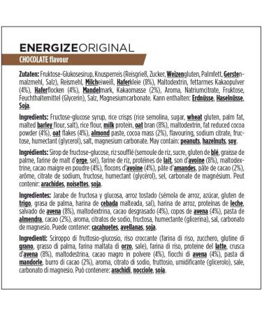 Powerbar Energize Original Chocolate 25x55g - High Carb Energy Bar with C2MAX Magnesium & Sodium | Buy Internationally - Buy Online on GoSupps.com