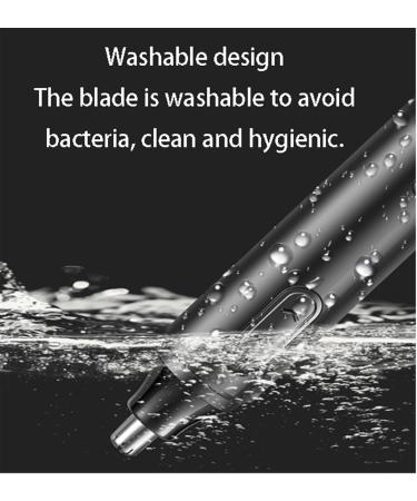 Nose and Ear Hair Trimmer | Precision Rechargeable Tool | Wet/Dry Easy to Clean Hypoallergenic Stainless Steel Blades - Shop Internationally - Buy Online on GoSupps.com