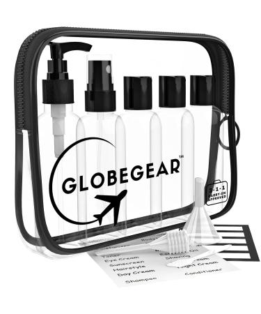 TSA Approved Travel Bottles for Toiletries Travel Containers with TSA Approved Toiletry Bag for Travel Size Toiletries Airplane Travel Essentials Vacation Cruise Accessories Must Haves (model GG2)