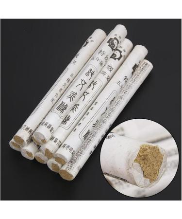 Moxibustion Stick 10 Pieces - 18x200mm Moxa Roll for Pain Relief | Pure Moxa Sticks for Traditional Healing - Buy Online on GoSupps.com