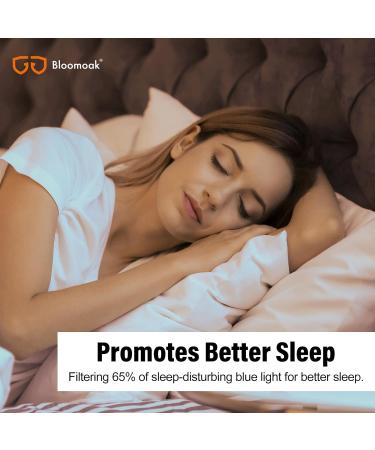 Bloomoak 99.9% Blue Light Blocking Glasses | Reading & Gaming | Relieve Eye Fatigue & Improve Sleep | Yellow Reading Glasses 3.0x - Buy Online on GoSupps.com