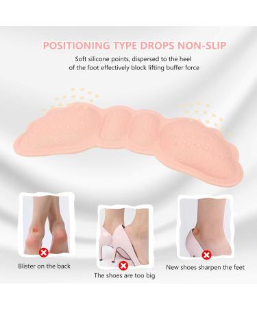 3 Pairs Heel Pads for Shoes - Comfort Inserts to Reduce Blisters & Slippage for Men & Women - Pink High Heel Support - Buy Online on GoSupps.com