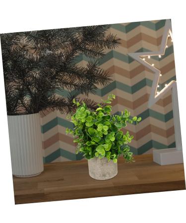 Cabilock 1pc Simulated Potted Plant Green Plants Plastic Rosemary As Shown 22x8cm - Buy Online on GoSupps.com