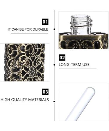 minkissy Metal Essential Oil Bottle Eye Middle Eastern Perfume Bottle Travel Bottle Aromatherapy Container Glass Travel Spray Bottle Perfume Sprayer Shell Metal Alloy Miss Essential Oil Box Green Patina - Buy Online on GoSupps.com