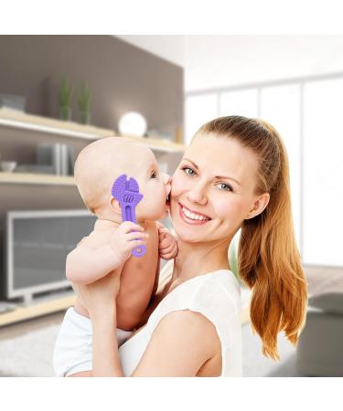Silicone Teething Toys for Babies 0-12 Months | BPA Free Baby Teether Chew Toys with Teething Gel Relief | 4PCS Set - Buy Online on GoSupps.com