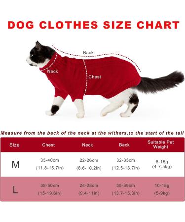 Jodsen Turtleneck Dog Jumper Winter Warmer Pet Clothes Dog Sweater Hoodies Vest Coat Outfit Thicken Soft Pet Apparel Knitted Pullover Small Medium Pets Dogs Puppy Cats -Red (Large) - Buy Online on GoSupps.com