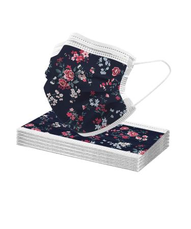 BEIBEIA 100pcDisposable Face_Masks Butterfly Starry Sky Pattern Lightweight Breathable Filter Oral Covers Mouth Facial Balaclava 10pc-52