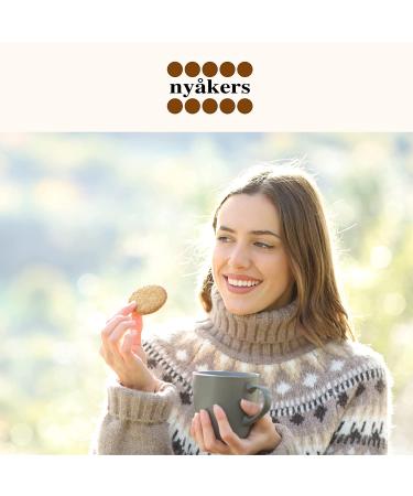 Nyakers Pepparkakor Vegan Ginger Snap Cookies - Dairy-Free Gourmet Snacks - Holiday Food Gift (10.58oz) - Buy Online on GoSupps.com
