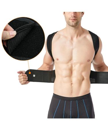 Posture Corrector for Men&Women Back Brace Posture Corrector-Adjustable Breathable Back Straightener Back Corrector Posture Improve and Neck Back Shoulder Pain Relieve (XS Black) XS Black - Buy Online on GoSupps.com
