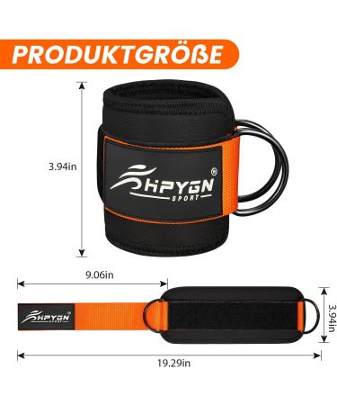 Foot Loops Cable Pull: Ankle Straps for Fitness Training - 2 Pack | Kickbacks Loop for Leg Extensions & Glute Workouts | Premium Accessories for Men & Women - Buy Online on GoSupps.com