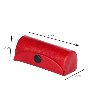 CHERKRAFT Red Lipstick Case with Mirror - Handbag Organizer and Lipstick Holder - Buy Online on GoSupps.com