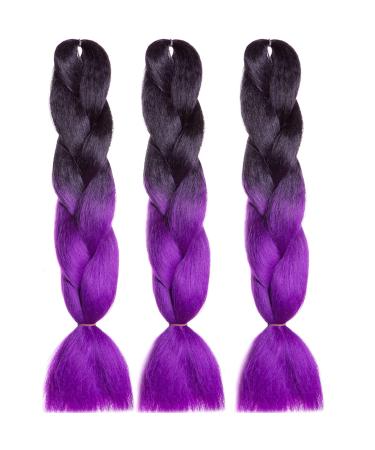 LDMY Ombre Braiding Hair - 6pcs Synthetic Kanekalon Braid Extensions | 100g/pc Colored Braids 29 - International Shipping Available - Buy Online on GoSupps.com
