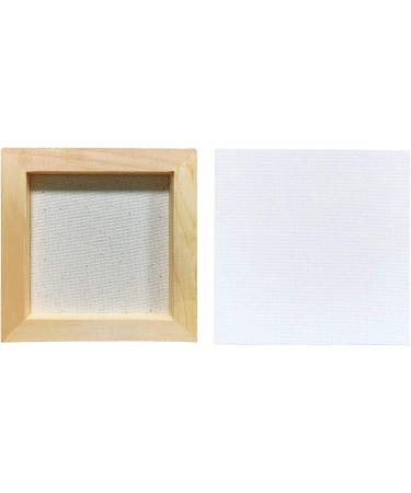 AUREUO Mini Stretched Canvas 3x3 Inch 24 Pack - Square Canvas Holiday Gift Set for Kids - Ideal for Painting & Crafts - Buy Online on GoSupps.com