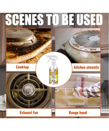 ayattecy LQLQ Clean up kitchen oil stains LQLQ Clean Kitchen Oil Stain Lqlq Powerful Clean Up Kitchen Oil Stains Multi-purpose Foam Cleaner for Range Hood Oven Pots Grill Sink (1 Pcs) - Buy Online on GoSupps.com