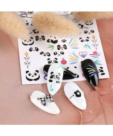 Sliders Decals Glitter Cute Shiny Charms Nail Stickers Panda 3D(STZ-CS120) - Buy Online on GoSupps.com