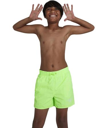 Speedo Boys Essential 13 Swim Trunks - M Zest Green | Best International Shipping - Buy Online on GoSupps.com
