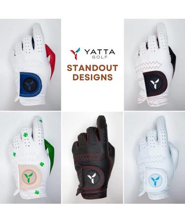 YATTA GOLF Men's Premium Left Hand Golf Glove - Lucky Green Large - Buy Online on GoSupps.com