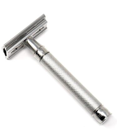 Edwin Jagger 3ONE6 DE Safety Razor | Stainless Steel Serrated Blades - 1 Pack | Premium Shaving Gear - Buy Online on GoSupps.com
