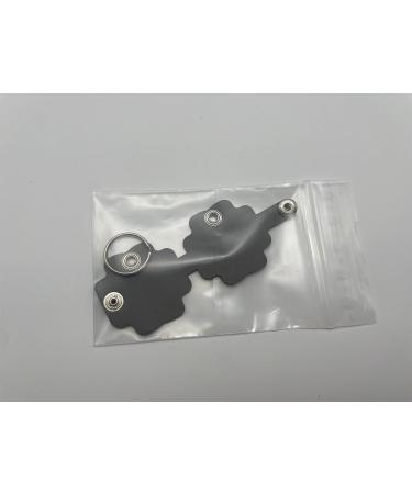 Copter Farm Dog Brand Bag - Engraved Art Leather & Real Leather Dog Collar | Custom Push Button | Turquoise Flower Design - Buy Online on GoSupps.com