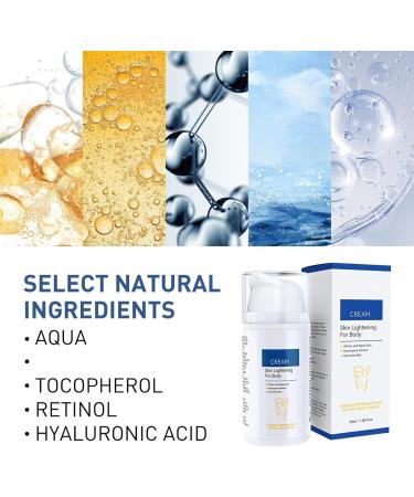 Whitening Cream for Sensitive Areas Skin Lightening Cream Brightening Cream for Intimate Areas Removes Brown Spots with Vitamin C for Armpits Knees (1) - Buy Online on GoSupps.com