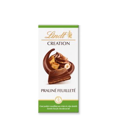 Lindt Creation Milk Chocolate Puff Praline Tablet, 150 g