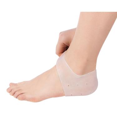Silicone moisturizing gel-derse protect the socks.Dry cracked foot cuffs.Skin -soft foot care socks.Pain relief for cracked foot skin.2PCs (cream # 2)