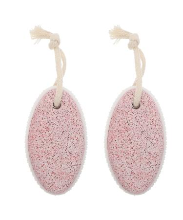 Minkissy Foot peeling natural pumice stone STON 2 pieces peeling fu W Scher Pedicure cleaning tool Dead Skin Whubber for F E pink 1 piece (1 Pack)